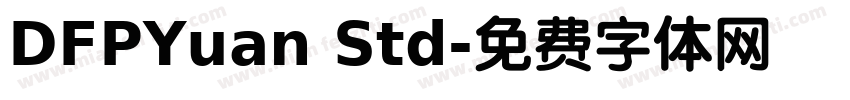 DFPYuan Std字体转换